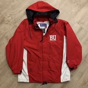 Vintage Boathouse Sports Boston University Field Hockey Jacket Men's Small S Red